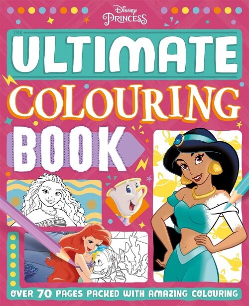 Disney Princess: The Ultimate Colouring Book (Paperback)