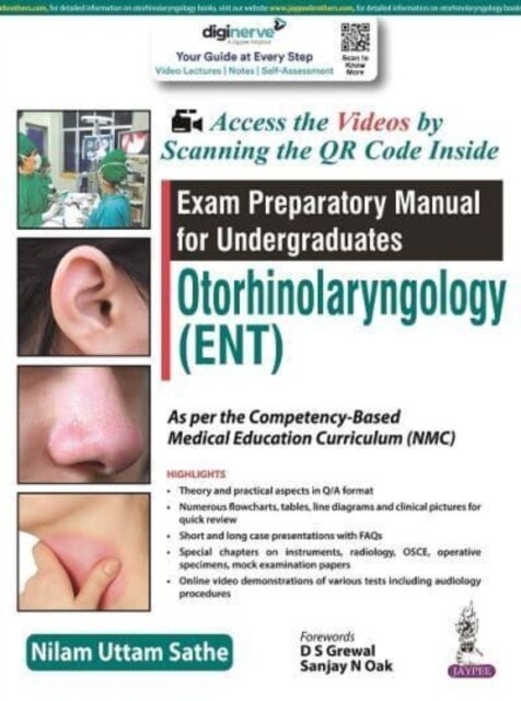 Exam Preparatory Manual for Undergraduates: Otorhinolaryngology (ENT) (Paperback)