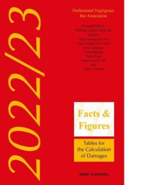 Facts & Figures 2022/23 : Tables for the Calculation of Damages (Paperback, 27 ed)