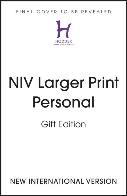 NIV Larger Print Personal Teal Soft-Tone Bible : Gift edition (Paperback)