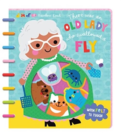 THERE WAS AN OLD LADY WHO SWALLOWED A FLY (Board Book)