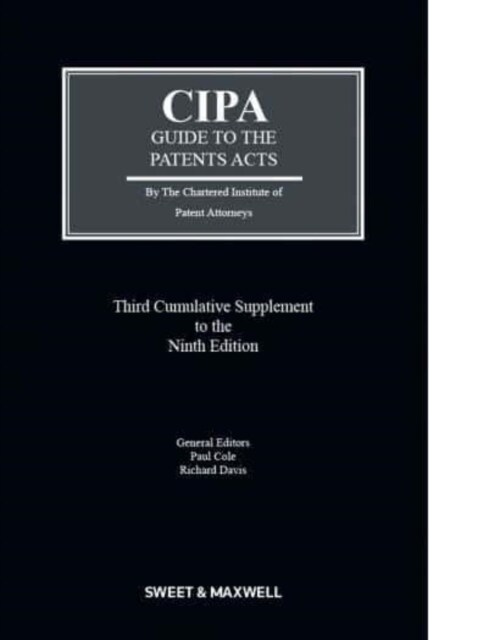 CIPA Guide to the Patents Acts (Paperback, 9 ed)