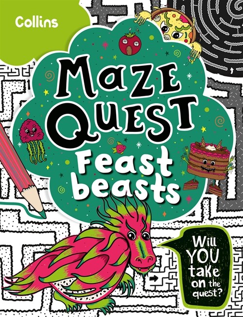 Feast Beasts : Solve 50 Mazes in This Adventure Story for Kids Aged 7+ (Paperback)