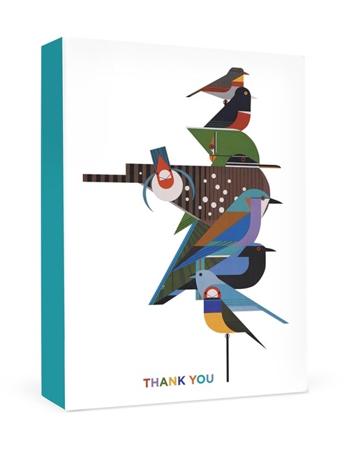 Charley Harper: Rainforest Birds Boxed Thank You Notes (Other)