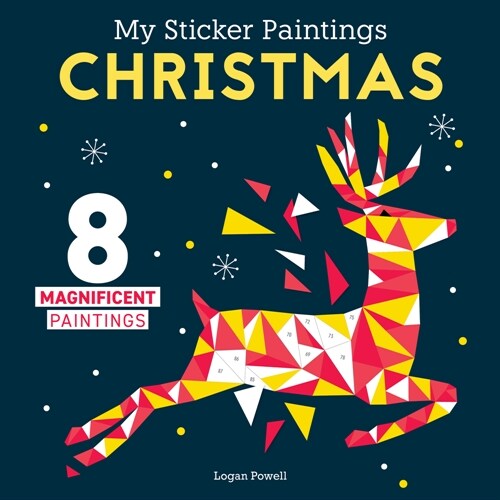 My Sticker Paintings: Christmas: 8 Magnificent Paintings (Happy Fox Books) for Kids 6-10 (Paperback)