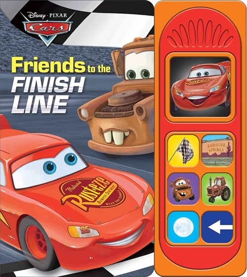 Disney Pixar Cars: Friends to the Finish Line Sound Book (Board Books)