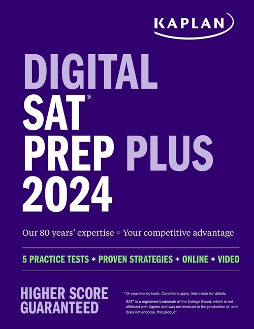 Digital SAT Prep Plus 2024: Prep Book, 1 Realistic Full Length Practice Test, 700+ Practice Questions (Paperback)