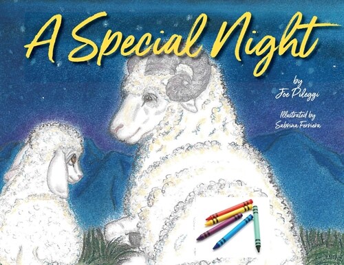 A Special Night: a Christmas coloring book (Paperback)