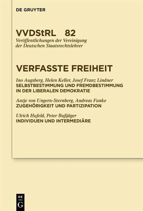 Verfasste Freiheit (Hardcover)