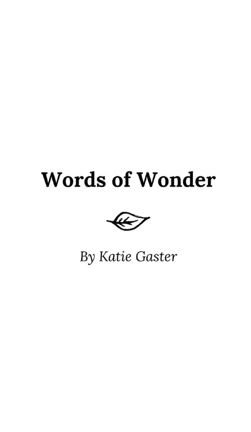 Words of Wonder (Hardcover)