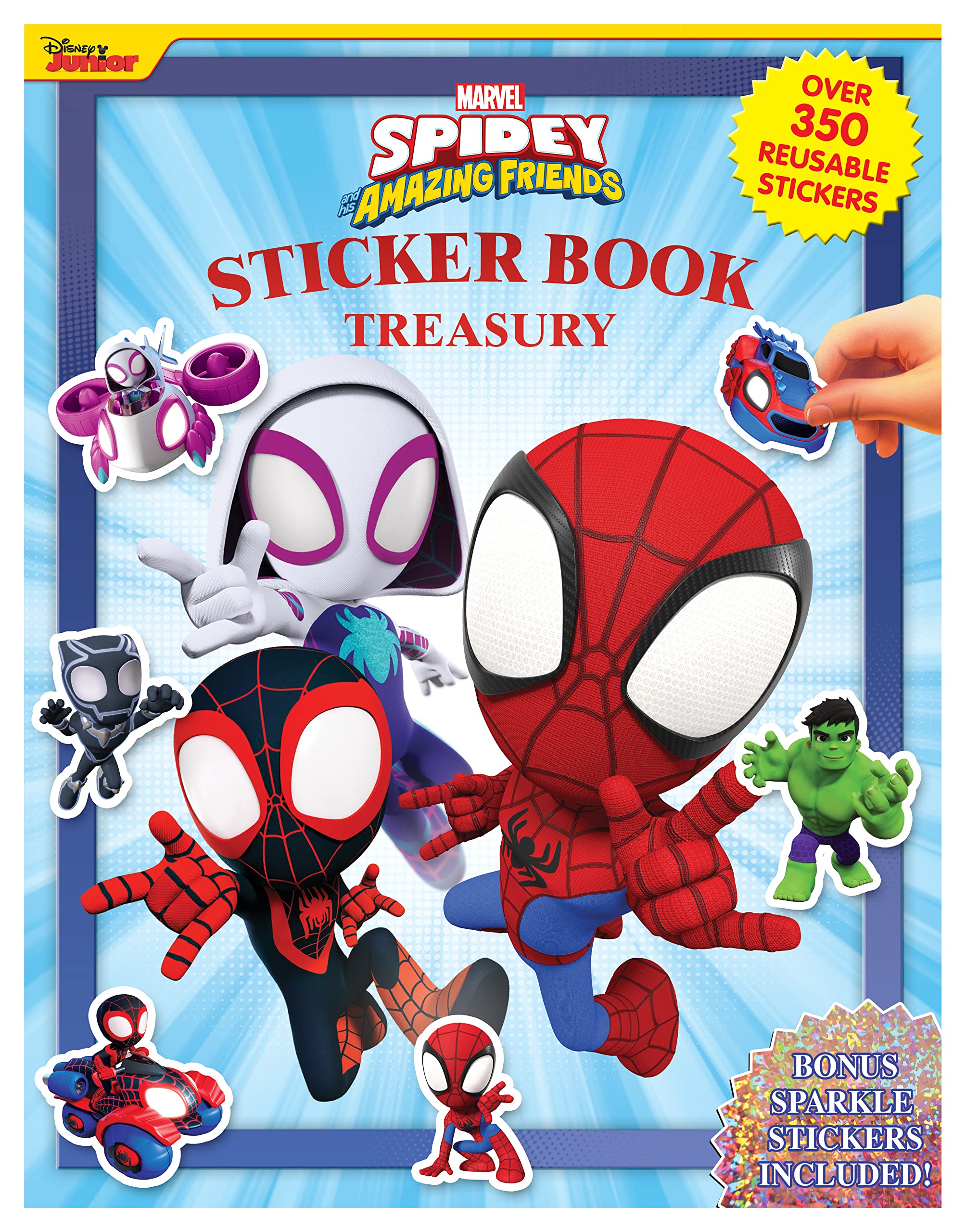 Marvel Spidey & Amaz. Friends Sticker Book Treasury (Hardcover)