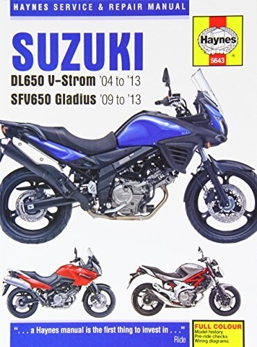 Suzuki Dl650 V-Strom & Sfv650 Gladius, 04-13 (Paperback)