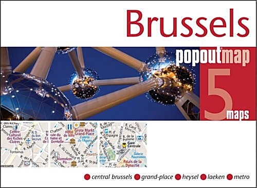 Brussels PopOut Map (Sheet Map, folded)