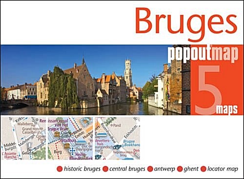 Bruges PopOut Map (Sheet Map, folded)