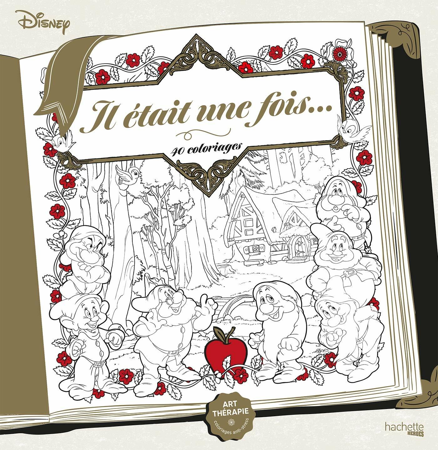 Coloriages Disney Il etait une fois...: 40 coloriages (Paperback)