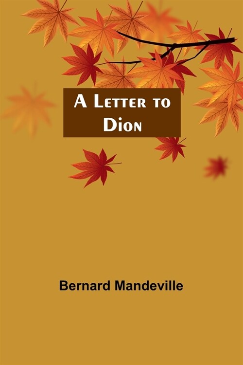 A Letter to Dion (Paperback)