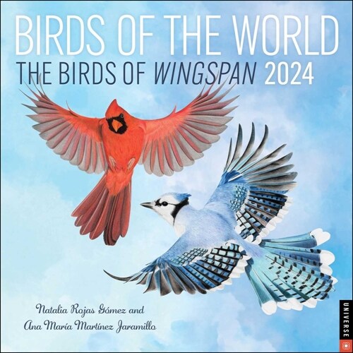 Birds of the World: The Birds of Wingspan 2024 Wall Calendar (Wall)