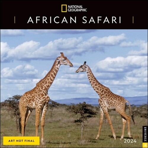 National Geographic: African Safari 2024 Wall Calendar (Wall)