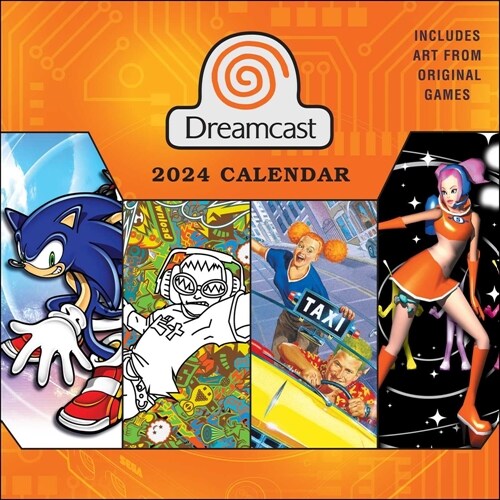 Sega Dreamcast 2024 Wall Calendar (Wall)