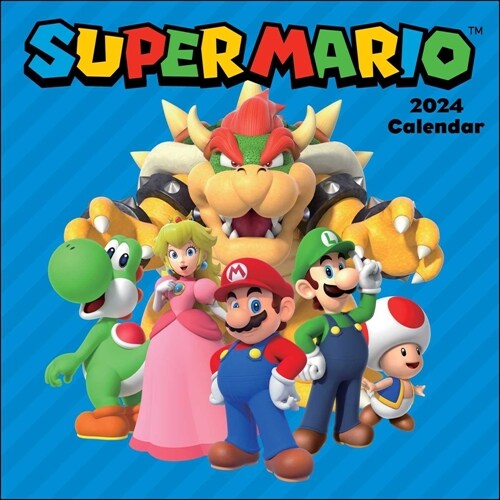 Super Mario 2024 Wall Calendar (Wall)