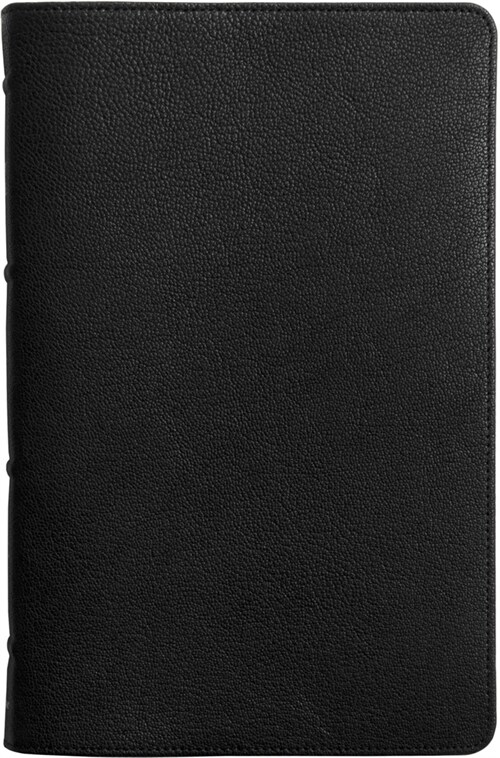 ESV Heirloom Bible, Alpha Edition (Goatskin, Black) (Leather)
