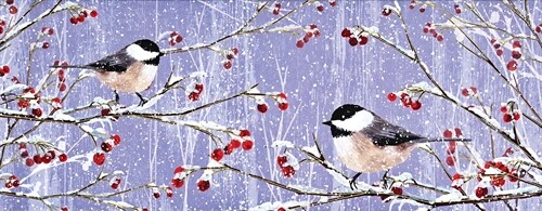 Snowy Chickadees Panoramic Boxed Holiday Cards (20 Cards, 21 Self-Sealing Envelopes) [With Envelope] (Other)