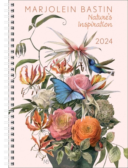 Marjolein Bastin Natures Inspiration 12-Month 2024 Engagement Calendar (Desk)