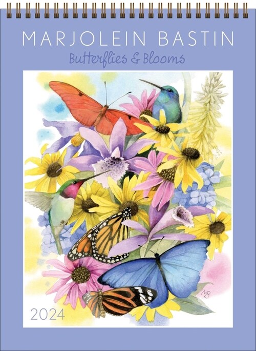 Marjolein Bastin 2024 Wall Calendar: Butterflies & Blooms (Wall)