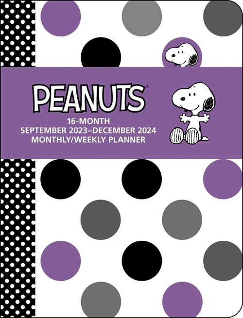 Peanuts 16-Month 2023-2024 Monthly/Weekly Planner Calendar (Desk)