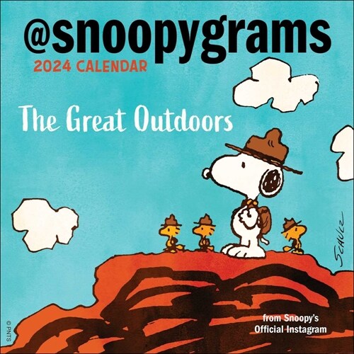 Peanuts 2024 Mini Wall Calendar: The Great Outdoors (Mini)