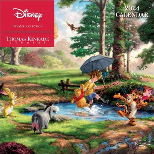 Disney Dreams Collection by Thomas Kinkade Studios: 2024 Mini Wall Calendar (Mini)