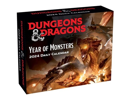 Dungeons & Dragons 2024 Day-To-Day Calendar: Creatures, Beasts, and Monsters (Daily)
