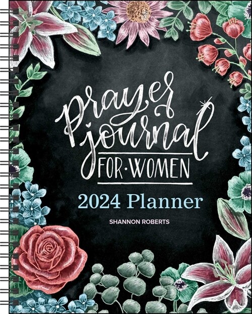 Prayer Journal for Women 12-Month 2024 Monthly/Weekly Planner Calendar (Desk)