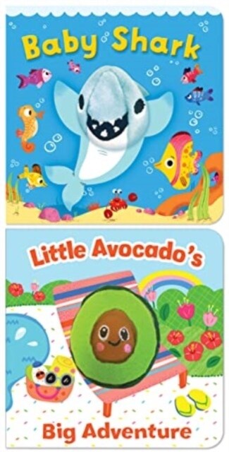 Baby Shark/Little Avocados Big Adventure (Pack of 2 Finger Puppet Books) (Board Book)