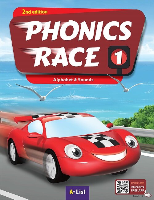 Phonics Race 1 : Student Book (Paperback + Workbook + App, 2nd Edition)