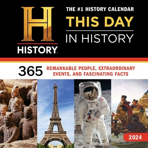 2024 History Channel This Day in History Wall Calendar: 365 Remarkable People, Extraordinary Events, and Fascinating Facts (Wall)