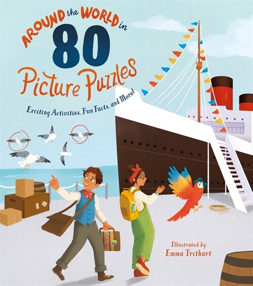 Around the World in 80 Picture Puzzles: Exciting Activities, Fun Facts, and More! (Paperback)