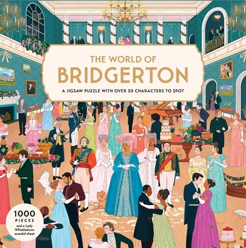 The World of Bridgerton : A 1000-piece jigsaw puzzle with over 30 characters to spot (Jigsaw)