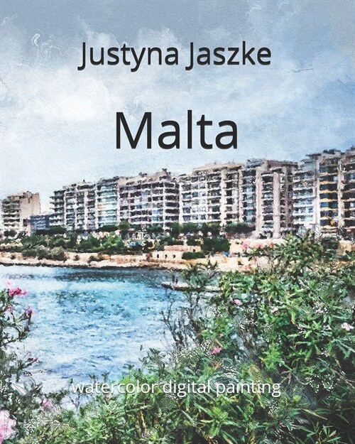 Malta: watercolor digital painting (Paperback)