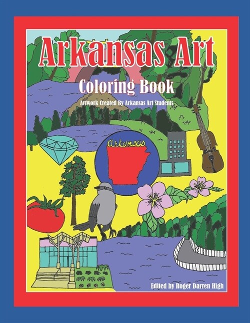 Arkansas Art: Coloring Book (Paperback)