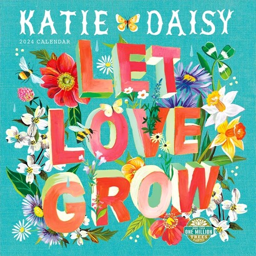 Katie Daisy 2024 Wall Calendar: Meet Me in the Meadow (Wall)