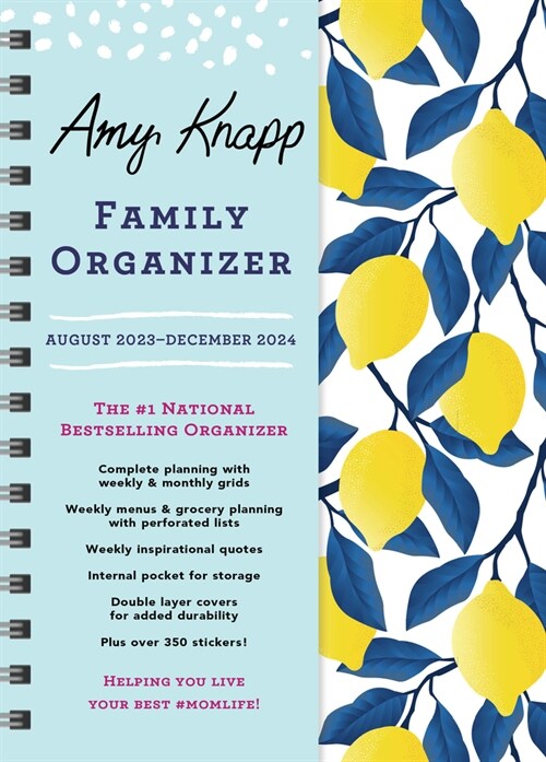 2024 Amy Knapps Family Organizer: August 2023 - December 2024 (Other)