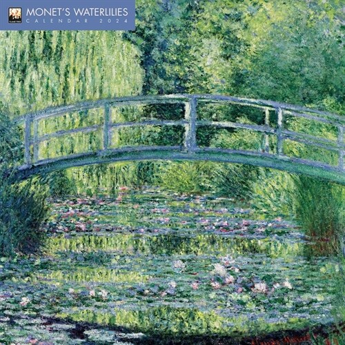 Monets Waterlilies Wall Calendar 2024 (Art Calendar) (Calendar, New ed)