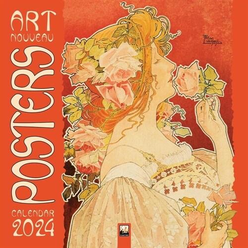 Art Nouveau Posters Wall Calendar 2024 (Art Calendar) (Calendar, New ed)