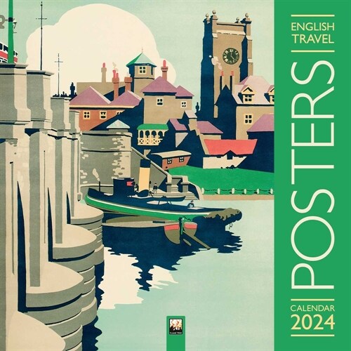 English Travel Posters Wall Calendar 2024 (Art Calendar) (Calendar, New ed)
