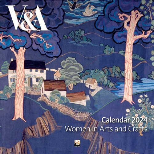 V&A: Women in Arts and Crafts Wall Calendar 2024 (Art Calendar) (Calendar, New ed)