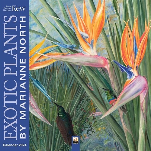 Kew Gardens: Marianne North Wall Calendar 2024 (Art Calendar) (Calendar, New ed)