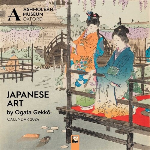Ashmolean Museum: Japanese Art by Ogata Gekko Wall Calendar 2024 (Art Calendar) (Calendar, New ed)