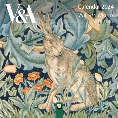 V&A: William Morris Animals Mini Wall Calendar 2024 (Art Calendar) (Calendar, New ed)