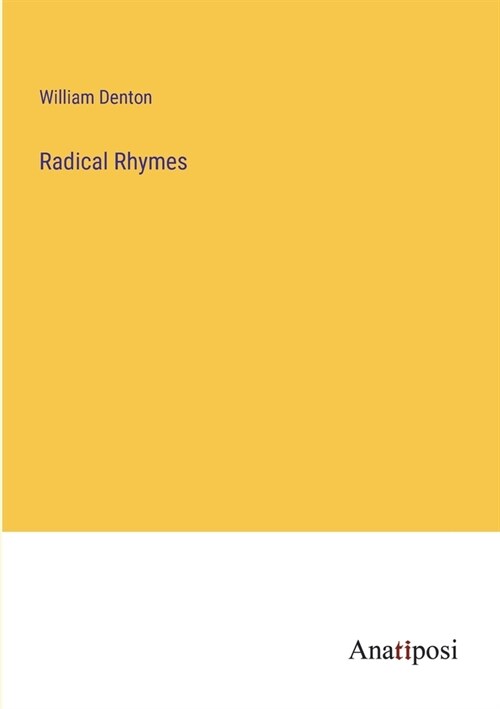 Radical Rhymes (Paperback)